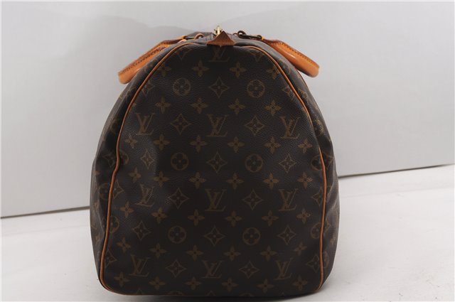 Authentic Louis Vuitton Monogram Keepall 55 Travel Boston Bag M41424 LV 5642F