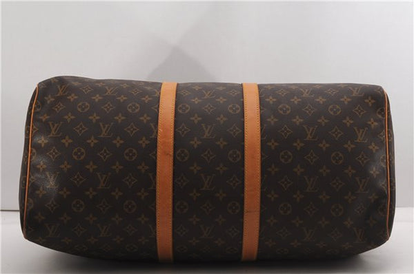 Authentic Louis Vuitton Monogram Keepall 55 Travel Boston Bag M41424 LV 5642F