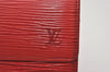 Auth Louis Vuitton Epi Pochette Porte Monnaie Credit Wallet Red M63577 LV 5642I