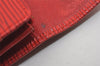 Auth Louis Vuitton Epi Pochette Porte Monnaie Credit Wallet Red M63577 LV 5642I