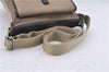 Authentic GUCCI Shoulder Cross Body Bag Purse Nylon Leather 92646 Beige 5643D