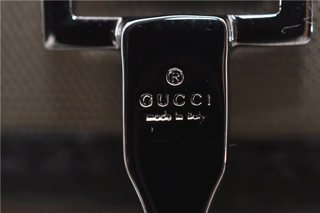 Authentic GUCCI Shoulder Cross Body Bag Purse Nylon Leather 92646 Beige 5643D