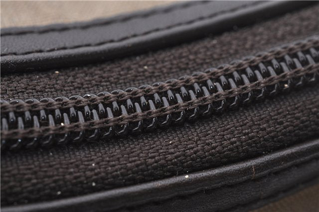 Authentic GUCCI Shoulder Cross Body Bag Purse Nylon Leather 92646 Beige 5643D