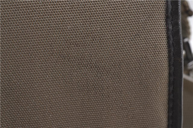 Authentic GUCCI Shoulder Cross Body Bag Purse Nylon Leather 92646 Beige 5643D