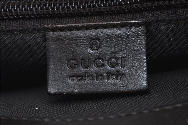 Authentic GUCCI Shoulder Cross Body Bag Purse Nylon Leather 92646 Beige 5643D