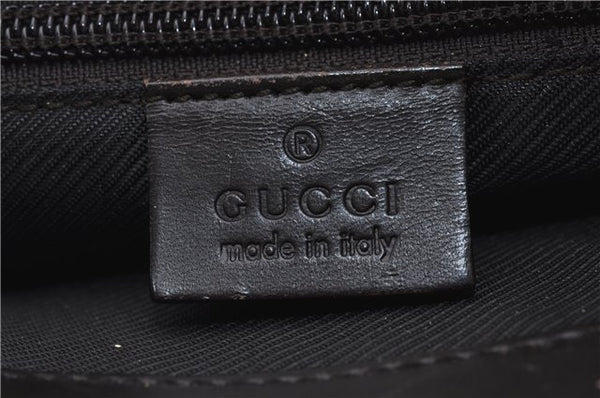 Authentic GUCCI Shoulder Cross Body Bag Purse Nylon Leather 92646 Beige 5643D