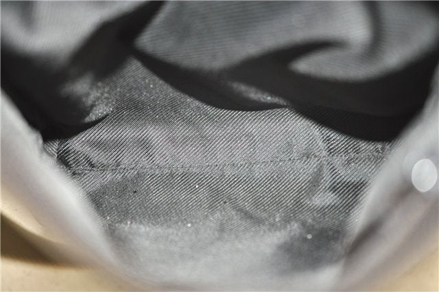 Authentic GUCCI Shoulder Cross Body Bag Purse Nylon Leather 92646 Beige 5643D