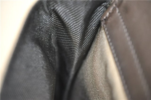 Authentic GUCCI Shoulder Cross Body Bag Purse Nylon Leather 92646 Beige 5643D