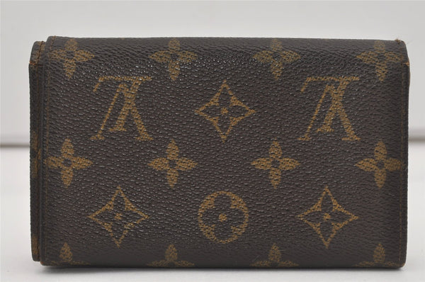 Auth Louis Vuitton Monogram Porte Monnaie Billets Tresor Wallet Old Model 5643I