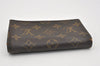 Auth Louis Vuitton Monogram Porte Monnaie Billets Tresor Wallet Old Model 5643I