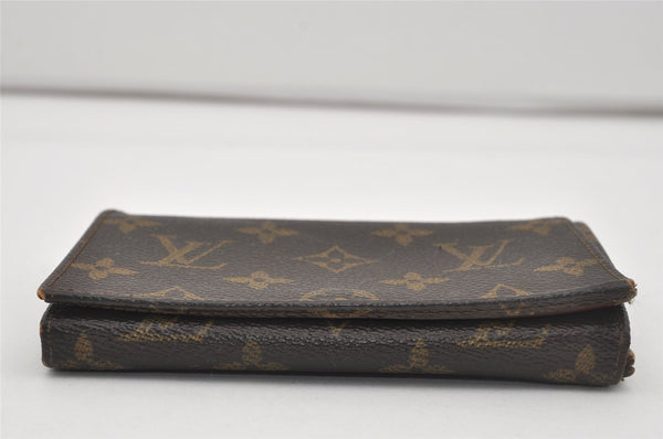 Auth Louis Vuitton Monogram Porte Monnaie Billets Tresor Wallet Old Model 5643I