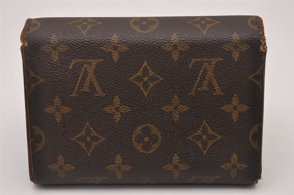 Auth Louis Vuitton Monogram Porte Tresor Etui Papier Wallet M61202 LV Junk 5644I