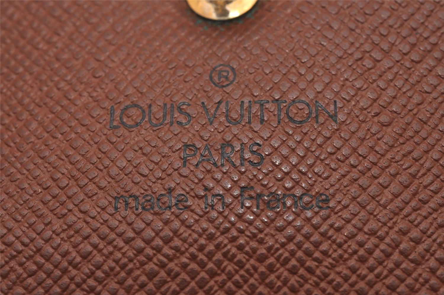 Auth Louis Vuitton Monogram Porte Tresor Etui Papier Wallet M61202 LV Junk 5644I