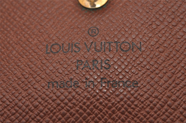 Auth Louis Vuitton Monogram Porte Tresor Etui Papier Wallet M61202 LV Junk 5644I