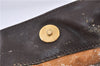 Authentic GUCCI Bamboo 2way Hand Shoulder Bag Leather Brown Junk 5645C