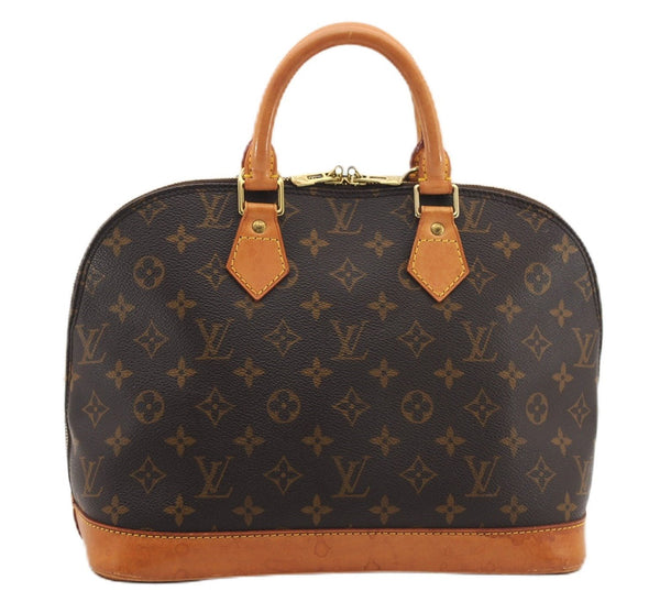 Authentic Louis Vuitton Monogram Alma Hand Bag Purse M51130 LV 5646F