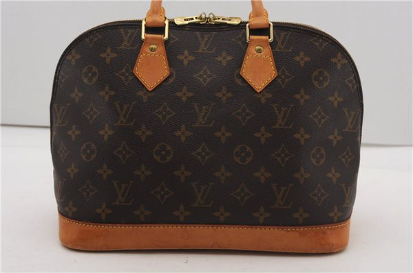 Authentic Louis Vuitton Monogram Alma Hand Bag Purse M51130 LV 5646F