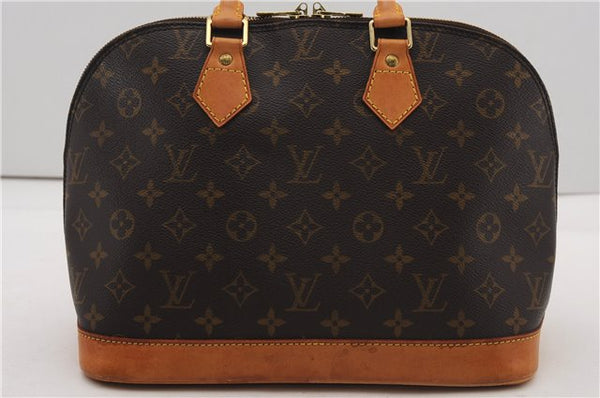 Authentic Louis Vuitton Monogram Alma Hand Bag Purse M51130 LV 5646F