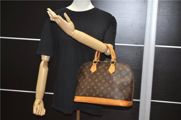 Authentic Louis Vuitton Monogram Alma Hand Bag Purse M51130 LV 5646F