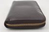 Authentic Louis Vuitton Vernis Zippy Wallet Long Purse Brown M93522 LV 5647I