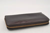 Authentic Louis Vuitton Vernis Zippy Wallet Long Purse Brown M93522 LV 5647I