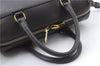 Authentic SAINT LAURENT Baby Duffle 2Way Shoulder Hand Bag Leather Gray 5648C