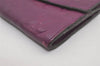 Auth Louis Vuitton Monogram Empreinte Portefeuille Curieuse Wallet Purple 5648I