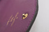 Auth Louis Vuitton Monogram Empreinte Portefeuille Curieuse Wallet Purple 5648I