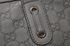 Authentic GUCCI Guccissima Princy Tote Bag GG Leather 177052 White 5651I