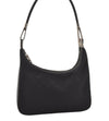 Authentic GUCCI Shoulder Bag Purse GG Canvas Leather 0013812 Black 5653I