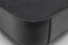 Authentic GUCCI Shoulder Bag Purse GG Canvas Leather 0013812 Black 5653I