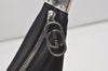 Authentic GUCCI Shoulder Bag Purse GG Canvas Leather 0013812 Black 5653I