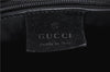 Authentic GUCCI Shoulder Hand Bag Purse Suede Leather 0013192 Black 5654C