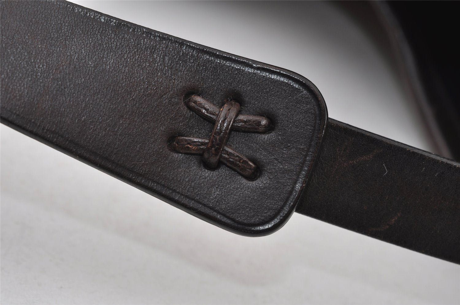 Authentic GUCCI Vintage Shoulder Tote Bag GG Canvas Leather 106242 Brown 5654I