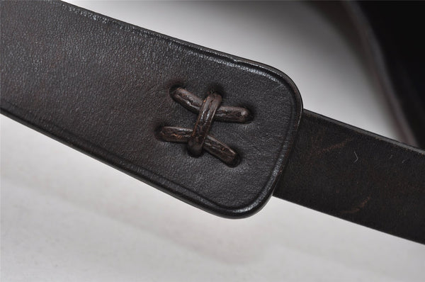 Authentic GUCCI Vintage Shoulder Tote Bag GG Canvas Leather 106242 Brown 5654I