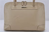 Authentic GUCCI Shoulder Hand Bag Purse Leather 0021122 Ivory 5655C