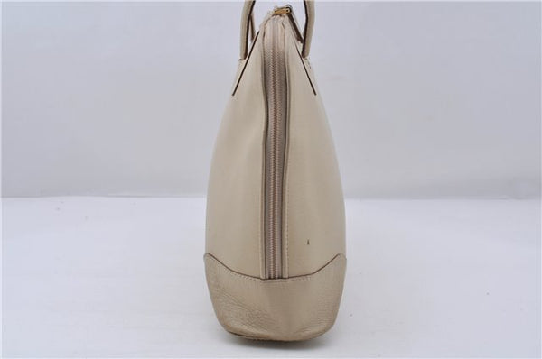 Authentic GUCCI Shoulder Hand Bag Purse Leather 0021122 Ivory 5655C