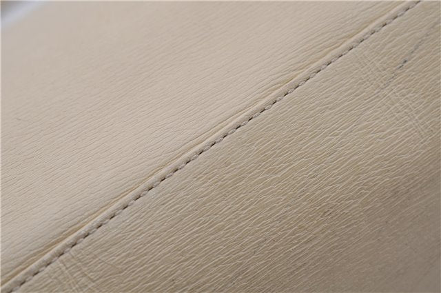 Authentic GUCCI Shoulder Hand Bag Purse Leather 0021122 Ivory 5655C