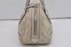 Authentic GUCCI Guccissima Princy GG Leather Shoulder Bag 161720 White 5655I