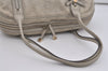Authentic GUCCI Guccissima Princy GG Leather Shoulder Bag 161720 White 5655I