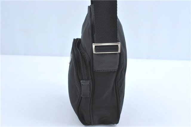 Authentic PRADA Nylon Tessuto Shoulder Cross Body Bag Purse Black 5657C