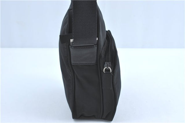 Authentic PRADA Nylon Tessuto Shoulder Cross Body Bag Purse Black 5657C