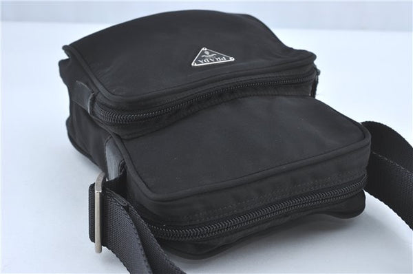 Authentic PRADA Nylon Tessuto Shoulder Cross Body Bag Purse Black 5657C