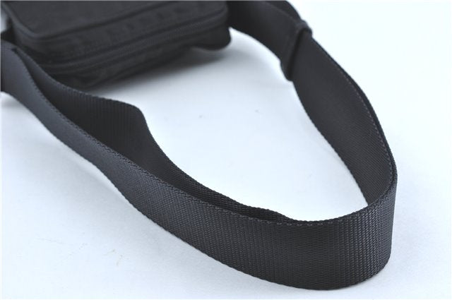 Authentic PRADA Nylon Tessuto Shoulder Cross Body Bag Purse Black 5657C