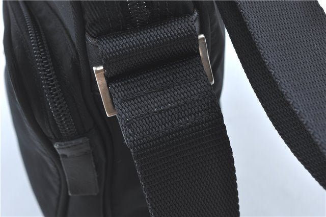 Authentic PRADA Nylon Tessuto Shoulder Cross Body Bag Purse Black 5657C