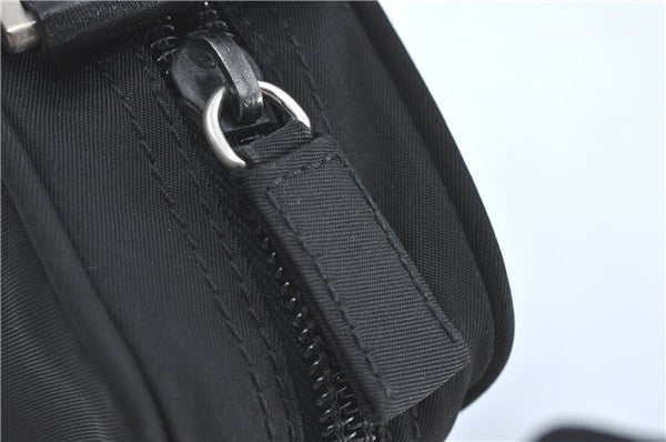 Authentic PRADA Nylon Tessuto Shoulder Cross Body Bag Purse Black 5657C