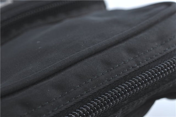 Authentic PRADA Nylon Tessuto Shoulder Cross Body Bag Purse Black 5657C
