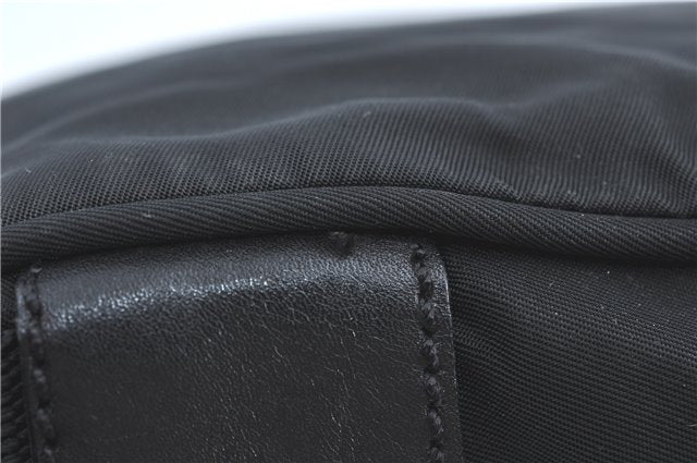 Authentic PRADA Nylon Tessuto Shoulder Cross Body Bag Purse Black 5657C