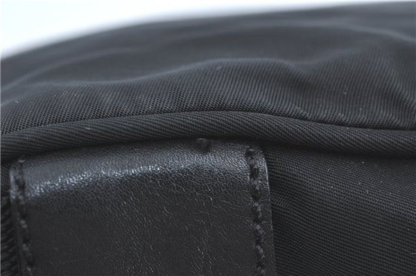 Authentic PRADA Nylon Tessuto Shoulder Cross Body Bag Purse Black 5657C