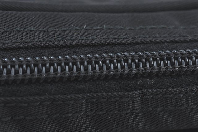 Authentic PRADA Nylon Tessuto Shoulder Cross Body Bag Purse Black 5657C